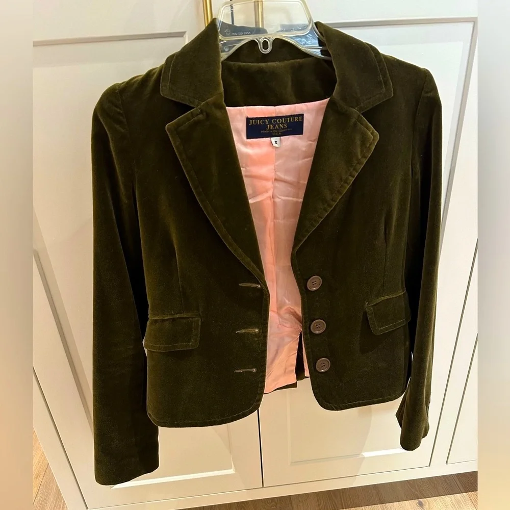 Vintage ✨ Juicy couture velvet blazer - Picture 3 of 10